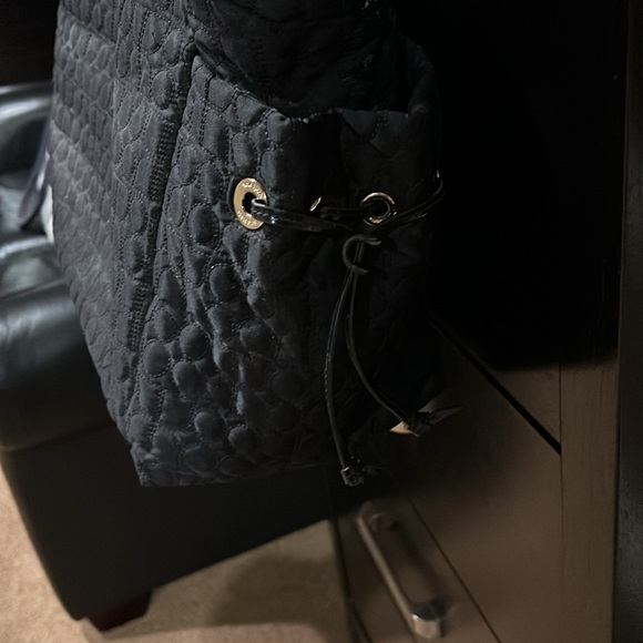 Kate Spade Lenox Hill quilted diaper bag, black.